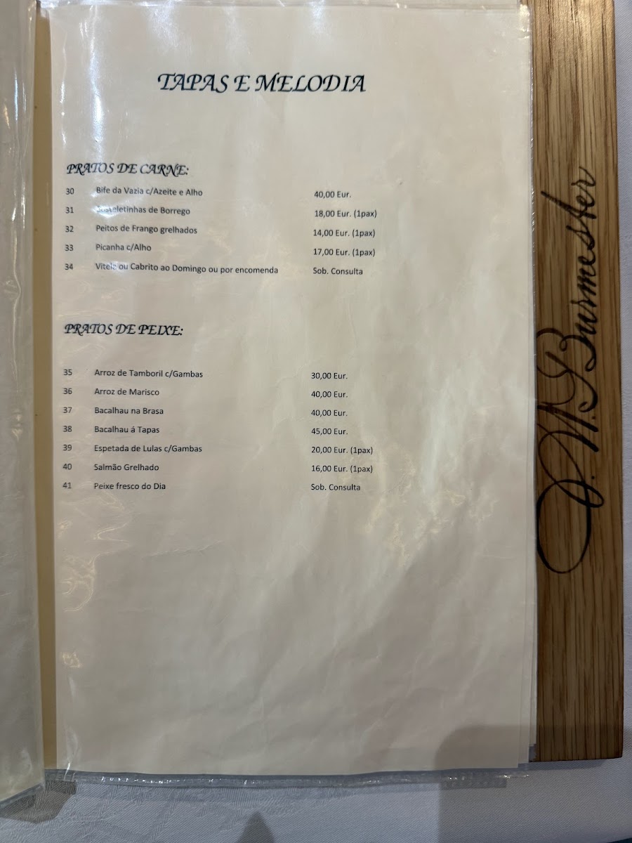 Menu Tapas & Melodia-1